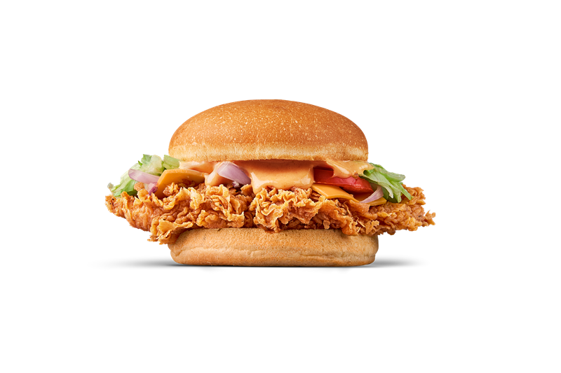 Mustard Melt burger
